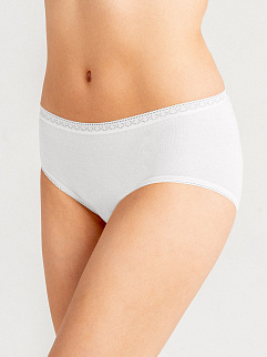 Трусы женcкие COMAZO Classic Cotton Luck, белый