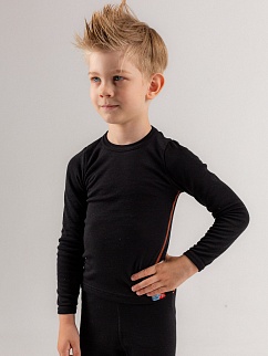 Футболка спортивная детская COMAZO - Orange Line 4/08/790, черный