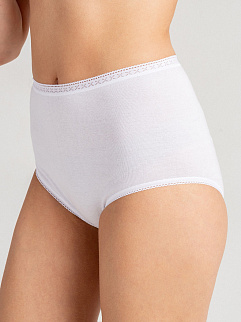 Трусы женcкие COMAZO  Cotton Luck "Maxi", белый
