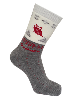 Термоноски NordKapp Сова, серый